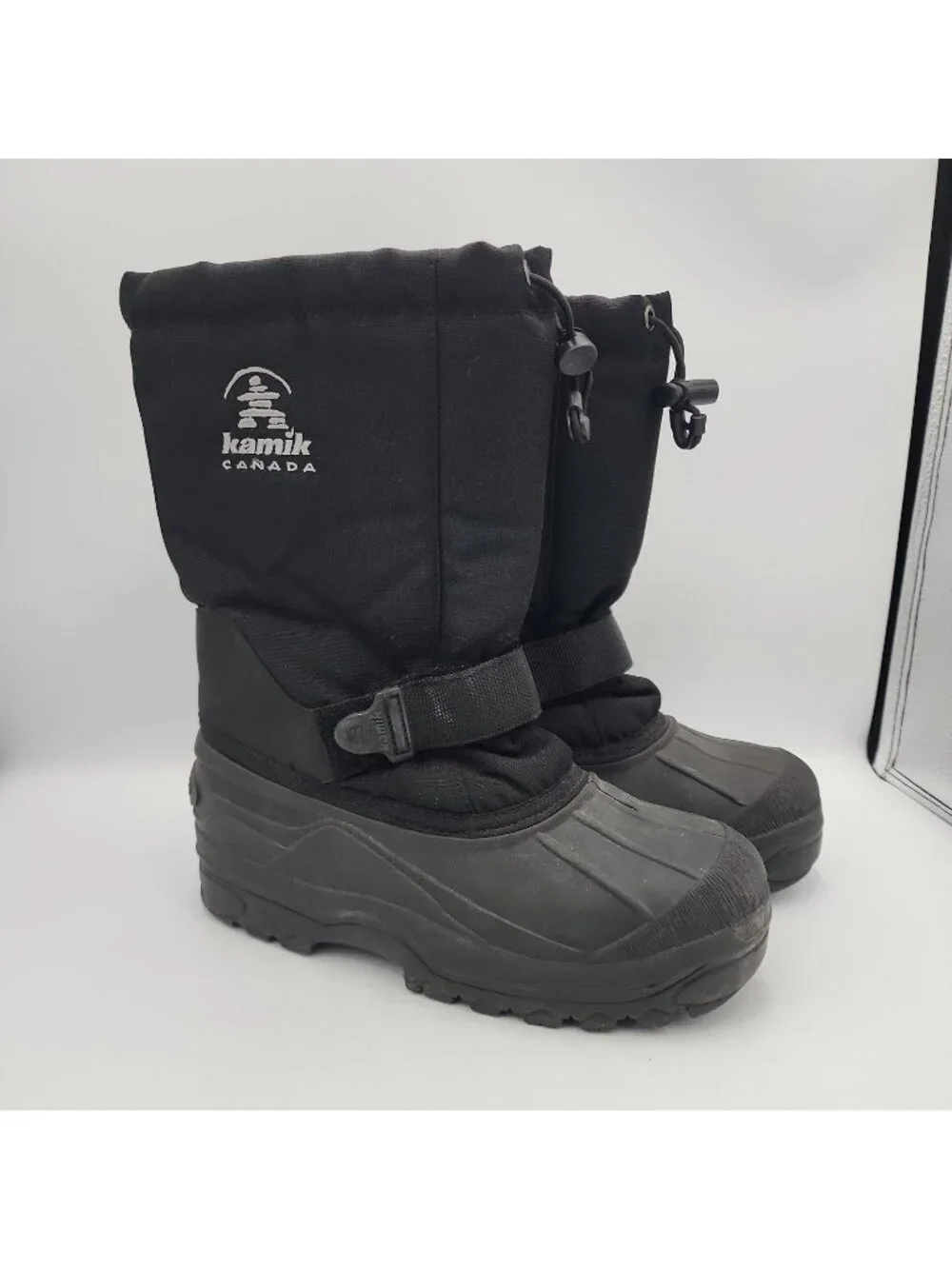 Kamik Waterproof Winter Rain Snow Boots Black Size 6 mens